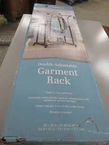 lot 6 image: witmore double adjustable garment r...