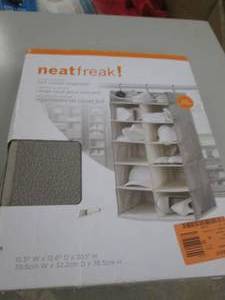 lot 10 image: neat freak closet organizer and sho...