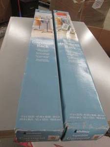 lot 13 image: 2 extendable witmore garment racks ...