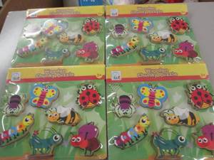 lot 24 image: 4 new wooden chunky puzzles ...