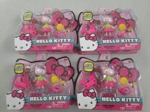 lot 36 image: 4 new hello kittys mini dolls ...