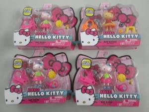 lot 47 image: 4 new hello kittys mini dolls ...