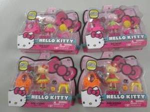 lot 49 image: 4 new hello kittys mini dolls ...
