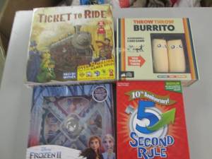 lot 55 image: 4 new games 5 second rule, throw aw...