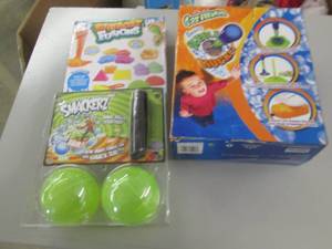 lot 56 image: 3 new games bubble rocket ,sensory ...