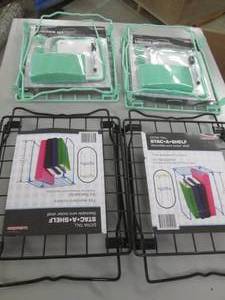 lot 66 image: 2 green 7 piece locker kits and 2 b...