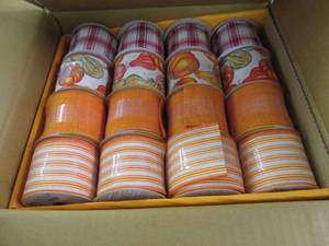 lot 69 image: harvest floral ribbon ...