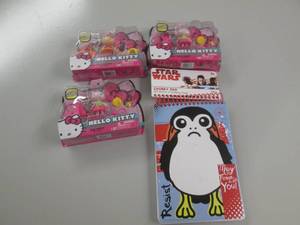 lot 81 image: 3 hello kitty toys and a star wars ...