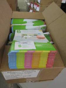 lot 101 image: 1 case of 300 samples of babyganics...
