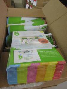 lot 103 image: 1 case of 300 samples of babyganics...