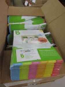 lot 104 image: 1 case of 300 samples of babyganics...