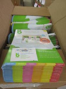 lot 109 image: 1 case of 300 samples of babyganics...