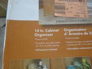 lot 151 image: 2 closet maid cabinet organizers ...