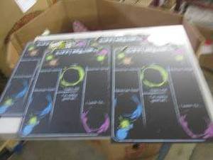 lot 163 image: 4 reversible chalk boards no marker...