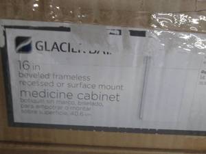 lot 196 image: glacier bay 16 inch beveled framele...
