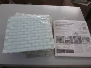 lot 206 image: 8 glacier ice interlocking mosaic 1...