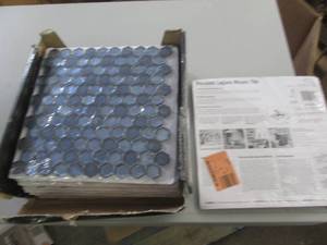 lot 210 image: 12 mermaid lagoon mosaic tile 10.87...