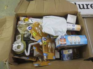 lot 225 image: box of light bulbs ...