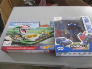lot 235 image: hot wheels mario cart and transform...