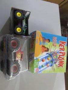 lot 244 image: kerplunk game , hotwheels truck and...