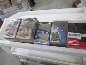 lot 296 image: 5 car seat covers...
