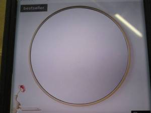 lot 319 image: round gold mirror ...