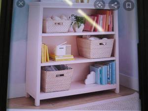 lot 322 image: cameron 3-shelf bookcase color is t...