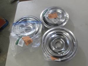 lot 342 image: electric stove drip bowl sets ...