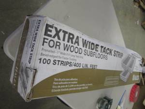 lot 365 image: extra wide tack strips for sub floo...