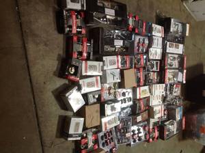 Assorted Lot of  door knobs and hardware customer returns see pictures