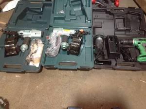 Lot of assorted Power Tools customer returns see pictures