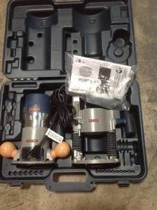 Bosch 12 Amp 2-14 in. Corded Peak Variable Speed Plunge and Fixed Base Router Kit with Hard Case customer Return see pictures