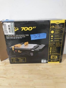 QEP 700XT 34 HP Wet Tile Saw with 7 in. Blade and Table Extension