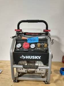 HUSKY 4.5 Gal. Portable Electric-Powered Silent Air Compressor