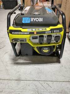 RYOBI 6,500-Watt Gasoline Powered Portable Generator with CO Shutdown Sensor