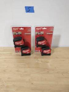 2 MILWAUKEE 25 ft. x 1.2 in. Compact Wide Blade Tape Measure (2-Pack)