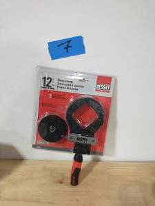 BESSEY Strap Clamp with 90-Degree Corner Pieces 12 ft. Capacity