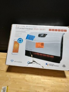 HEAT STORM 1,500-Watt Wi-Fi Smart Heater Deluxe Indoor Wall Mount Infrared Heater
