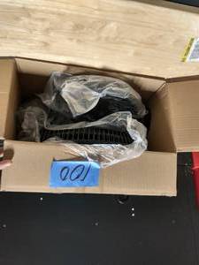 12 in. Black Oscillating Table Fan with Adjustable Tilt