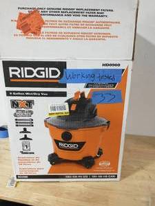 RIDGID 9 GAL WETDRY VAC