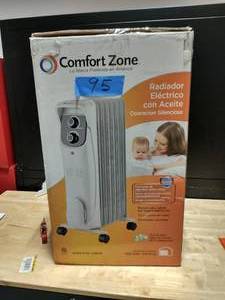 1,500-Watt White Electric Oil-Filled Radiator Space Heater with Silent Operation