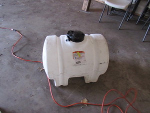 lot 21 image: 35 Gallon sprayer tank