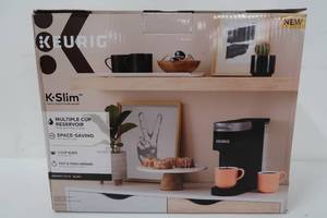 Keurig - K-Slim Single-Serve K-Cup Pod Coffee Maker - Black