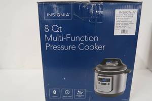 Insignia - 8qt Digital Multi Cooker - Stainless Steel