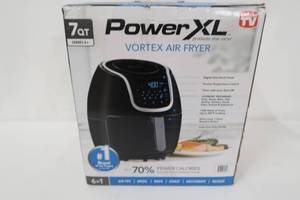 PowerXL - 7 QT Vortex Air Fryer - Black