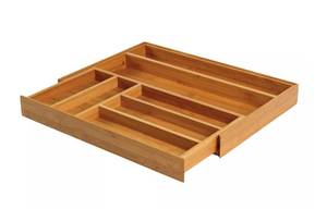 Bamboo Expandable Flatware Drawer Organizer - Threshold