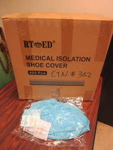 MEDICAL ISOLATION SHOE COVERS - BULK CASES