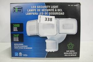 lot 338 image: Home Zone Security Motion Activated LED Security Light 1600041