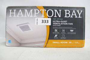 lot 333 image: Hampton Bay 50 CFM WallCeiling Mount Roomside Installation Bathroom Exhaust Fan