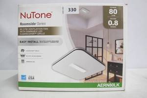lot 330 image: Broan-NuTone AERN80LK 80 CFM Bathroom Exhaust Fan with LED Clean Cover, ENERGY STAR